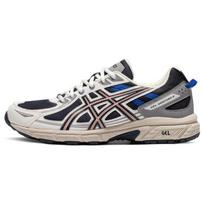 Asics Gel-Venture 6 Mados Universalūs Audiniai Žemi Takų Bėgimo Batai Vyriški Kedai Juodi Balti Mėlyni 1011B550-003 42.5