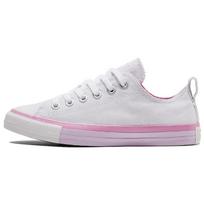 Converse Chuck Taylor All Star Laisvalaikio universalūs žemi drobės batai Moteriški sportbačiai Balti Rožiniai Violetiniai A00544C 42.5