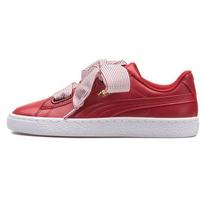Puma Basket Enzo Heart Laisvalaikio sportbačiai Moteriški sportbačiai Raudoni Balti 365198-02 40