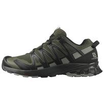 Salomon XA Pro 3D V8 Patogūs universalūs audinio odos ilgaamžiai žemi kasdieniai bėgimo bateliai vyriški kedai Juodi žali 409875 41⅓