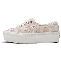 Vans Authentic Austi Languoti Stackform Storas Padadas Laisvalaikio Žemi Batai Skate Batai Unisex Kedai Balti Rožiniai VN0A5KXXYL7 40