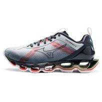 Mizuno Pro Patogus audinys Sintetinė oda Neslystantis Atsparus dilimui Kvėpuojantis Žemas aulas Bėgimo bateliai Moteriškas sportbačio pilka raudona J1GD210029 36.5