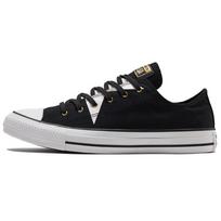 Converse Chuck Taylor All Star Universalūs Kasdieniai Žemi Drobės Batai Unisex Sportbačiai Juodi Balti A02580C 35
