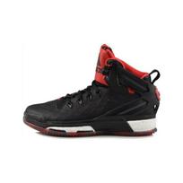 Adidas D Rose 6 Anti-Slip Shock Absorption Wear-Resistant Mid-Top Kids Basketball Shoes Kids Basketball Shoes Black Red D69766 36⅔