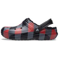 Crocs Classic Clog Sportiniai Batai Unisex Mediniai Klumpės Juodi Raudoni Pilki 206568-6RQ 41-42