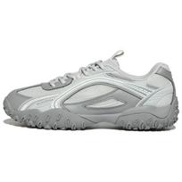 FILA Eschape Patogūs Universalūs Audinio Patvarūs Kvėpuojantys Aukštį Didinantys Žemi Bėgimo Bateliai Unisex Kedai Pilki Balti 1XM02348G050 36.5