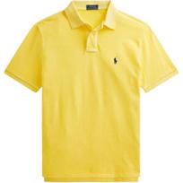 Polo Ralph Lauren SS25 Arkliuko Logotipas Siuvinėtas Medvilninis Senovinis Plauti Trumpomis Rankovėmis Polo Marškinėliai Vyrams polo marškinėliai MNPOKNI1N821131-700 XS