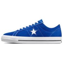 Converse One Star Pro Comfortable Versatile Slip Resistant Durable Low Top Skate Shoes Unisex Sneakers Blue White A07898C 46.5