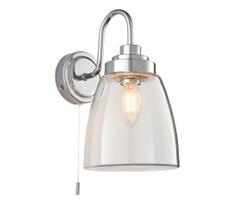 Endon 77088-Vonios kambario sieninis šviestuvas ASHBURY 1xE14/4W/230V IP44 blizgus chromas