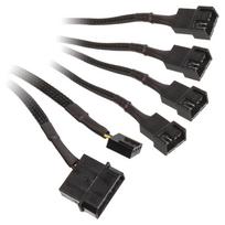EK Water Blocks EK-Cable Y-Splitter for 4x 4-Pin PWM Fans – 80 cm