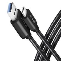 AXAGON BUCM3-AM15AB Cable USB-C to USB-A 3.2 Gen 1, black – 1.5m