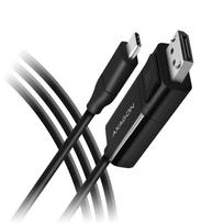 AXAGON RVC-DPC USB-C to DisplayPort Cable, 1.8m, 4K/60Hz – black