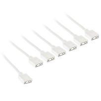 Kolink ARGB 1-6 splitter cable – 30cm, white