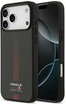 Red Bull Raudona Bull Original dėklas Raudonas BULL Kevlar Powerbar MagSafe skirtas Apple iPhone 17 Pro Max juodos spalvos