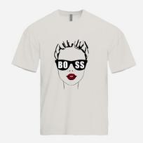 Marškinėliai Lady Boss, premium unisex