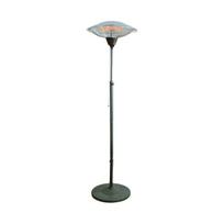 Kvarcinis šildytuvas EDM 07093 07093 2100 W Ø 56,5 x 190 cm Balta Juoda