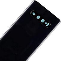 Galinio dangčio stiklo pakaitinis korpuso durelės su rėmo objektyvu, skirtu Samsung Galaxy S10