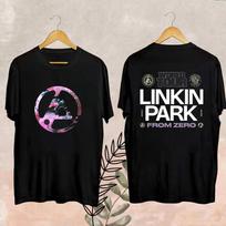 Mada Oficialūs Vyriški Linkin-Park Iš Nulio Pasaulinio Turo Marškinėliai Unisex Harajuku O-kakliukas Trumpomis Rankovėmis Pop Muzikos Marškinėliai Fano Dovana S