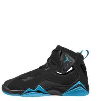 Jordan True Flight Patogūs Universalūs Neslystantys Atsparūs Dilimui Aukštakulniai Retro Krepšinio Batai Unisex sportbačiai Juodi Mėlyni 343795-007 38