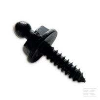 Savisriegis varžtas L=12 mm 4.2x12, INOX, juodai chromuotas PL12097