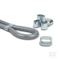 Cinkuotas virvės užspaudimo spaustukas Ø8 mm PL10190