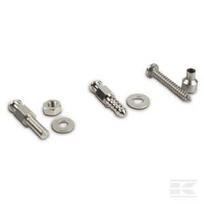 Mašininis varžtas 4x12 mm su poveržle, žalvarinis nikeliuotas PL10107