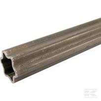 Profilio vamzdis, žvaigždinis S5, Ø in: 52, Ø out: 61x47x4.5mm, L: 1.4m, Walterscheid 7545001400