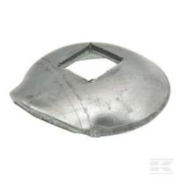 Ratinio grėblio danties tvirtinimo detalė, metalinė PZK 56805211020081