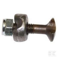 T formos galvutės varžtas M8x37 mm, pilnas KV 8 KV080