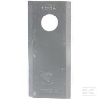 Žoliapjovės peilis RH 98x45x3,5 mm anga Ø16,50 mm Tinka Morra 25 paketui 40490005KR