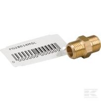 Žalvarinė mova 2xM 1/4" FG28014MSL