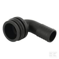 Žarnos jungtis 90° 32 mm su išorine jungtimi T6 1191632