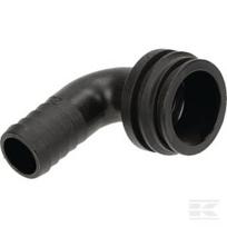 Žarnos jungtis 90° 25 mm su išorine jungtimi T5 1191525