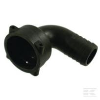 Žarnos jungtis 90° 32 mm su vidine jungtimi T6 1190632