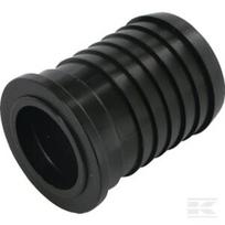 Žarnos galas 30 mm plokščia sėdynė 1 1/2 colio veržlei 105640