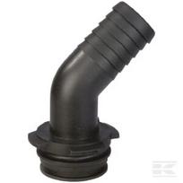 Žarnos jungtis 45° 30 mm su kištuku T5 1193530