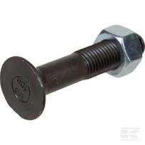 Plūgo varžtas ir veržlė M16x80, 1 antgalis DIN604 kl. 10.9 16801N