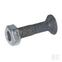 Plūgo varžtas ir veržlė M10x35, 1 antgalis DIN604 kl. 8.8 10351N