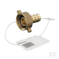 Žarnų antgalis 1/2" su užsukamu dangteliu, vidinis sriegis 3/4" WK34101L