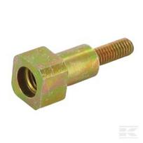 Adapteris, M10×1,25 kairinis sriegis, su centru