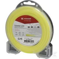 Trimerio valas Ø3,3 mm 9 m apvalus geltonas Kramp
