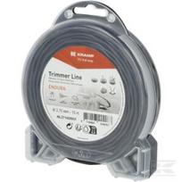 Trimerio valas Ø2,7 x 15 m, ovalinis suktas, juodas, Kramp Endura