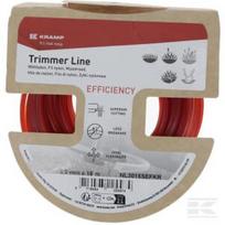 Trimerio valas Ø3 mm 15 m kvadratinis raudonas Kramp Efficiency