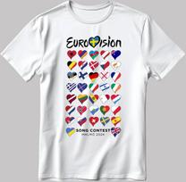 „Full Flag“ „Eurovizijos“ dainų konkursas MALMO 2025 Nauji balti juodi vyriški ir moteriški marškinėliai TB Aukštos kokybės laisvalaikio trumpi marškinėliai su O formos apykakle S