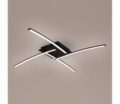 Brilagi - LED lubinis šviestuvas STRIPES LED/32W/230V juodas