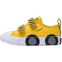 Converse CTAS 2V OX Comfortable Versatile Durable Shock Absorbing Low Top Walking Shoes Baby Shoes Yellow A11466C 22
