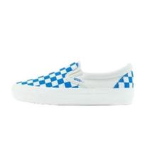 Vans Mte Slip-On Reissue Checkerboard Slip-On Low Top Canvas Shoes Unisex Sneakers Blue White VN000CWA0H7 39