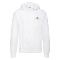 Fruit of the Loom Vyriškas Hoodie su Vintage Klasikiniu Logotipu XXL balta