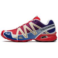 Salomon Kar LArt De LAutomobile X Speedcross 3 Patogūs Universalūs Neslystantys Patvarūs Žemi Lauko Funkcionalūs Batai Unisex Batai Raudoni Mėlyni 476745 39⅓