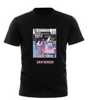 Sam Fender Retro Grafinis Marškinėlis Visų Dydžių S Iki 4XL Spalvos Juoda Balta Mėlyna S